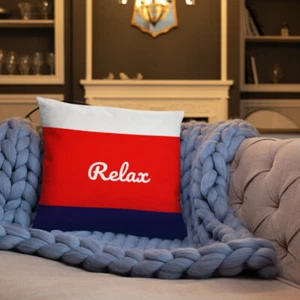 Relax Home Sweet Home Stilvoll Komfort Couch Überwurf Kissen Bettkissen Kunst Dekor - Bild 1 von 10