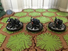 3 Zombie Hound #13, 14, 15 Whirlwind Mage Knight Lot D&D, Pathfinder, RPG