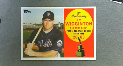 2008 Topps 50th Anniversary All Rookie Team #89 Ty Wigginton Mets - Image 1 of 2