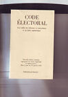 code electoral - avec tables de reference et de concordance 