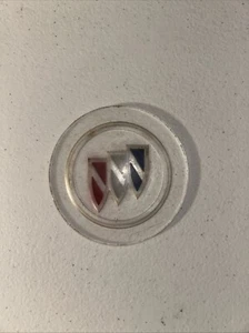 Buick OEM Clear Plastic 3.75" Hubcap Wheel Hub Cover Emblem Badge Logo Name - Foto 1 di 2