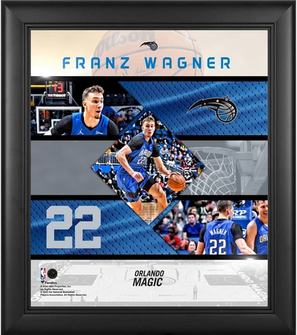 Franz Wagner Orlando Magic Framed 15x17 Stitched Stars Collage Cover