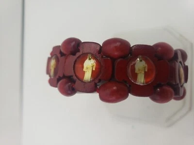 Pulsera De La Santa Muerte Blanca - Hilo Rojo / Adjustable Bracelet Red Thread - Image 1 of 4