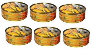 6er PACK ZARENSPROTTEN PATE Brivais Vilnis 250 БОЛЬШИЕ ШПРОТЫ ЦАРСКИЕ В МАСЛЕ LETTLAND - Bild 1 von 2
