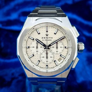 Zenith Defy El Primero Chrono 42mm 03.9500.3600/01.I001 New Stickered Full Set - Picture 1 of 9