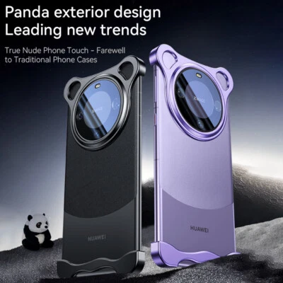 Metal Aluminum bumper phone case With Lens Film For Huawei Mate 60 Pro + / 60 RS - Image 1 of 4