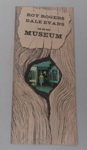 Vintage Roy Rogers Dale Evans New Museum Victorville Kalifornien Broschüre - Bild 1 von 4