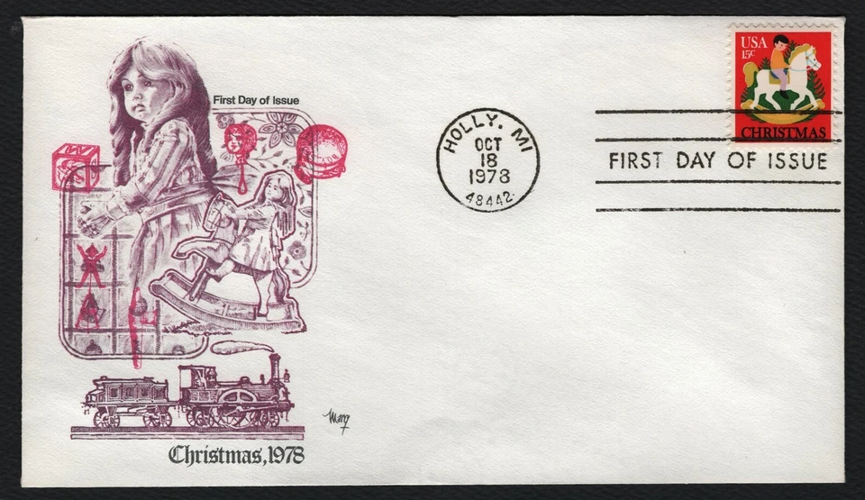 #1769 15c Rocking Horse, Marq FDC **ANY 5=FREE SHIPPING** - Image 1 of 1