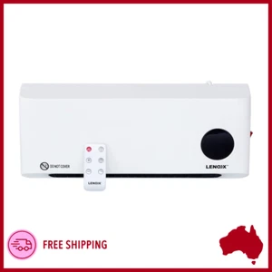 Lenoxx Wall-Mounted Heater & Fan with Remote Control - Picture 1 of 5