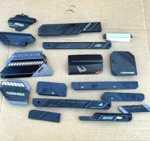 Lot of 15 Mixed brands  M.2 NVMe SSD Moherboard Heatsink (MSI, Tomahawk,Strix) - Picture 1 of 5