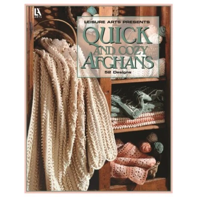 QUICK & COZY AFGHANS ~ Crochet Pattern Book ~ 52 Great Designs - Image 1 of 4