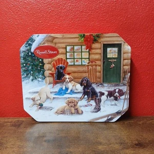 RUSSELL STOVER LATA NAVIDAD NAVIDAD EN LA CABAÑA, TEMA PERRO CACHORRO - Imagen 1 de 8