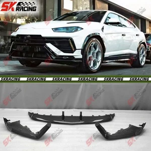 Dry Carbon Fiber Front Bumper Lip Body Kits Fit For Lamborghini URUS S 2023-2025 - Picture 1 of 18