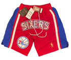 Just Don x Mitchell & Ness 1996-97 Philadelphia 76ers Shorts Sz XL Authentic HWC