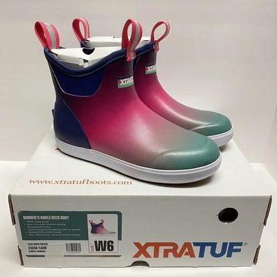 Xtratuf Mujer Bota al Tobillo Talla 6 - Púrpura Aurora Nueva Envío Gratuito Foto 1 de 4