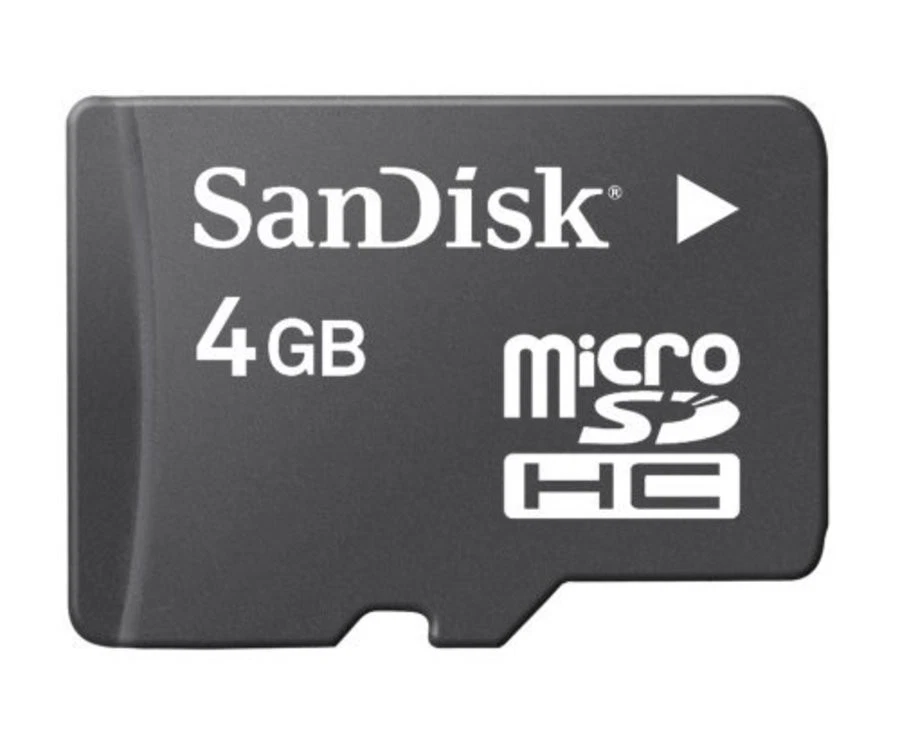 SanDisk 4 GB High Capacity microSDHC Card (SDSDQ-004G-A11M) - Image 1 of 1