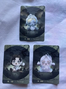 POP MART SKULLPANDA The Ink Plum Blossom Cards Only Snow Moon Bridge - Bild 1 von 2