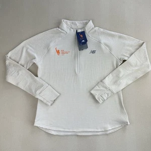 New Balance TCS NYC 24 Marathon 1/2 Zip Running Pullover Women’s Large Heat Slim - Picture 1 of 23