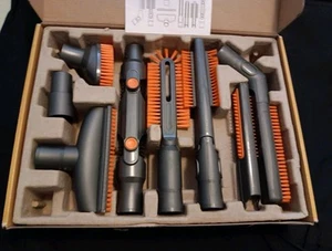 Shop Closed NIB VonHaus Vacuum 8x Piece Accessory Kit Organizer Fits 1 3/8" Tube - Picture 1 of 2