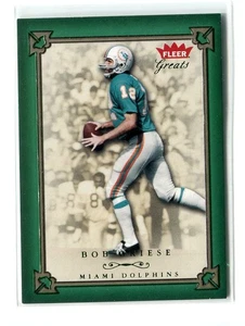 2004 Fleer Greats Bob Griese Green Parallel 111/500 Dolphins - Picture 1 of 2