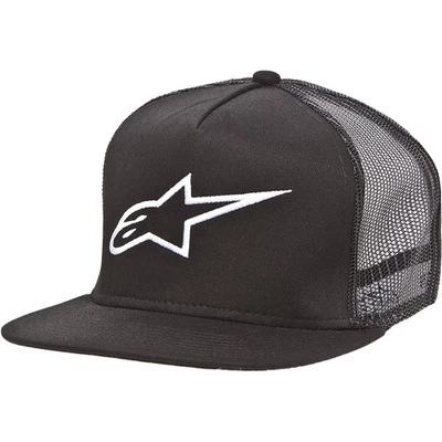Sombrero de camionero Alpinestars Corp (talla única para la mayoría, negro) Foto 1 de 3