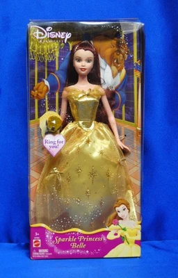 Barbie Brillante Princesa Bella En Un Vestido Brillante Como La Bella y la Bestia Nuevo Foto 1 de 4