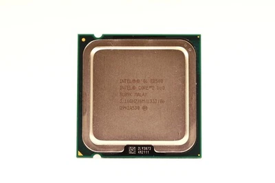 Intel Core 2 Duo E8500 Dual-Core 3.16GHz LGA 775 6MB CPU Processor P/N: SLB9K - Image 1 of 2