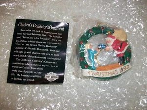 Harley Davidson ""Das Geschenk"" 1992 Weihnachten Kinderornament Neu 99466-93Z - Bild 1 von 5
