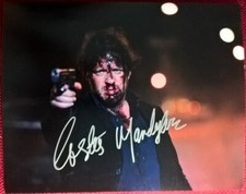 Original-Autogramm von Costas Mandylor (u.a. SAW), Farbfoto, groß 25,5 x 20,3cm