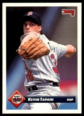 1993 Donruss #443 Kevin Tapani Minnesota Twins - Image 1 of 2