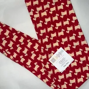 ¡¡¡NUEVO!!! Leggings Scottish Terrier Dogs OS LuLaRoe raros - Imagen 1 de 6