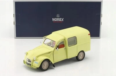 NOREV 1:18 CITROËN 2CV FOURGONNETTE AK350 1966 Pastis Yellow NIB - Image 1 of 4