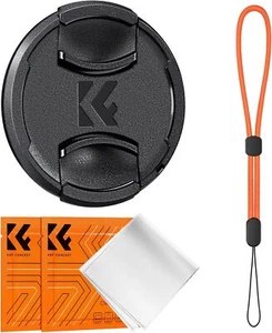 K&F Concept 52mm Lens Cap Cover 4 in 1 for Nikon, Canon, Sony, Fujifilm Camera - Picture 1 of 8