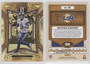 2022 Panini Gold Standard /99 Matthew Stafford #46