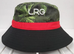 LRG marihuana estampado cubo sombrero gorra levantado grupo de investigación NUEVO estampado hierba - Imagen 1 de 10