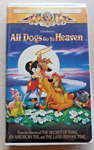 All Dogs Go to Heaven VHS 1989, 1998 Clamshell - Picture 1 of 7