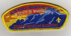 Blue Ridge Mountains CSP SA-25, Yellow Border, FOS confiable 2004, ¡como nuevo! - Imagen 1 de 1