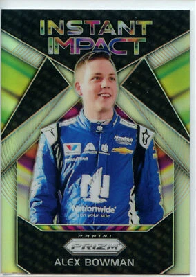 2018 Panini Prizm Racing NASCAR Instant Impact HOLO SILVER #II-14 Alex Bowman - Image 1 of 2
