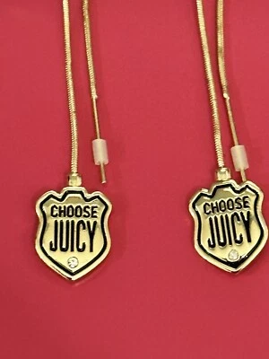 Juicy Couture Choose Juicy Dangle String Earrings NEW - Image 1 of 4