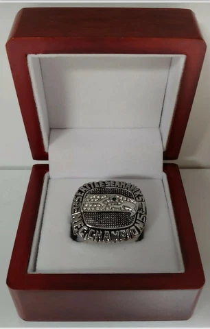Richard Sherman - 2014 Seattle Seahawks NFC Championship Ring WITH Wooden Box Cover
