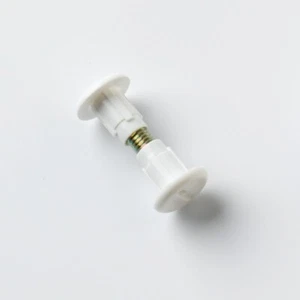 New 10 X Cabinet Connecting Jointing Screws White M6 X 34mm To 40mm - Onestopdiy - Picture 1 of 1