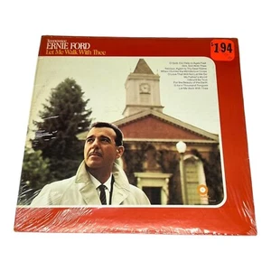 Tennessee Ernie Ford Let Me Walk With Thee 33 RPM Vinyl Record Album Vintage - Imagen 1 de 4