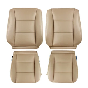 Traje para Toyota Land Cruiser 98-07 fundas delanteras de conductor y pasajero cuero tostado - Imagen 1 de 13