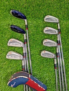 **NICE** Ben Hogan EDGE C.F.T. Hybrid Irons Combo Set 3H 4H 5-E Steel Regular - Picture 1 of 10