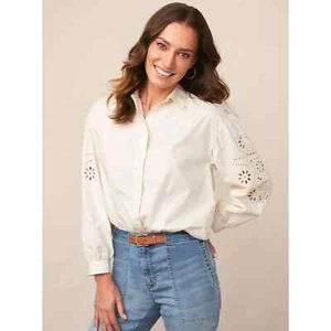 Good Hart by Matilda Jane Balloon Sleeve Under Canvas Tunic Blouse- XS - Picture 1 of 5