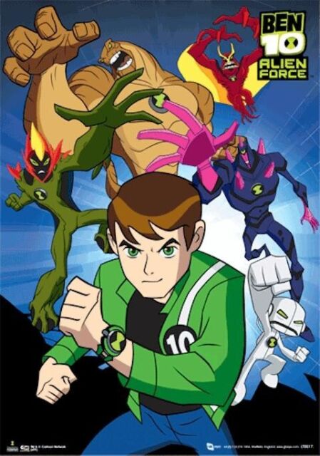 24x36) Ben 10 Alien Force Characters TV Poster Print