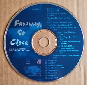NICK CAVE Johnny Cash etc. - Faraway, So Close! Movie Soundtrack US CD Near Mint - Picture 1 of 6