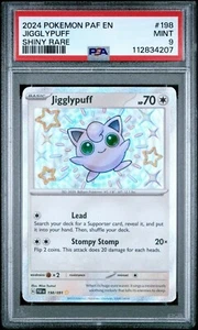 PSA 9 JIGGLYPUFF 1998/091 SHINY RARE PALDEAN FATES POKEMON ✨ - Bild 1 von 2