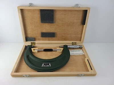 5-6" Outside Micrometer .0001" Graduation w/ case - Image 1 of 4