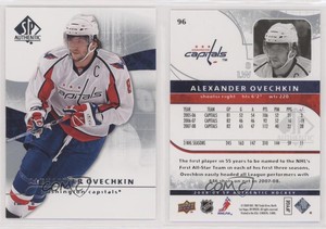 2008-09 SP Authentic Alex Ovechkin #96